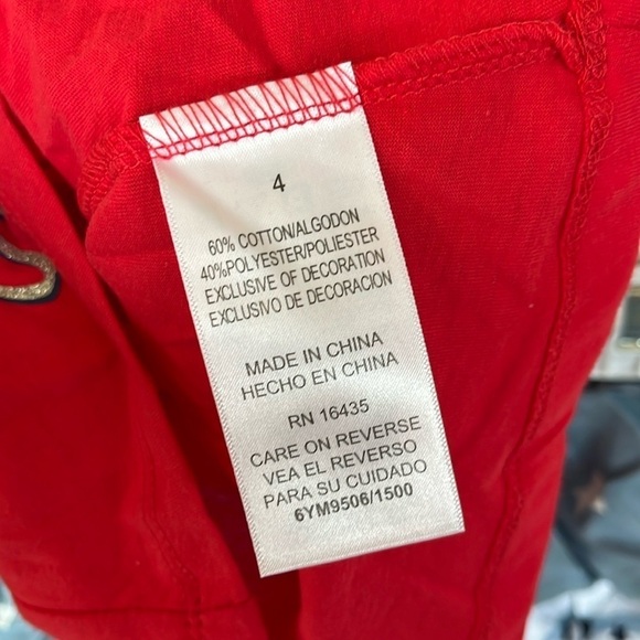 Brand New Disney All-American Minnie Mouse 2-Piece Set Shirt Blue Ruffle Skirt - Picture 12 of 13